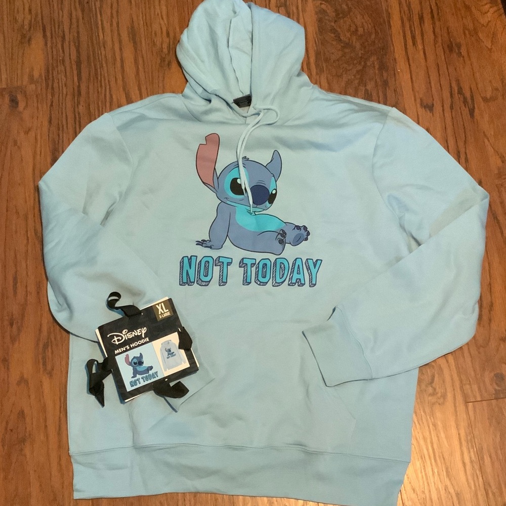 Disney Light Blue Stitch Hoodie
